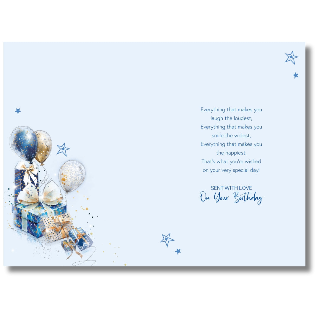 Cherry Orchard To A Special Grandson On Your Birthday - Greeting Card