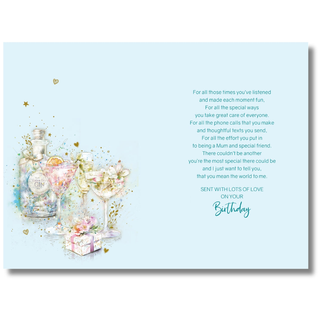 Cherry Orchard To A Lovely Mum On Your Birthday - Greeting Card