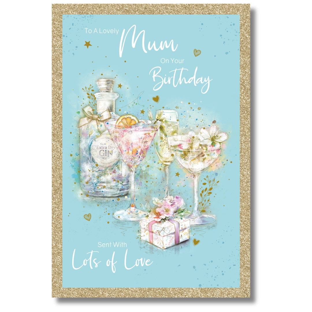 Cherry Orchard To A Lovely Mum On Your Birthday - Greeting Card