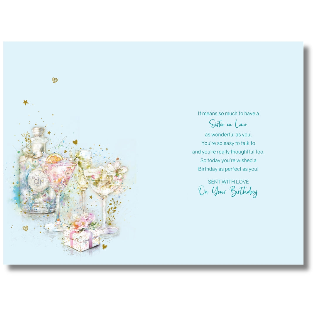 Cherry Orchard To A Lovely Sister-In-Law On Your Birthday - Greeting Card