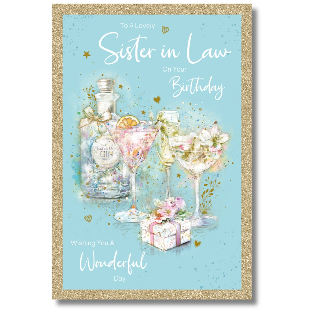Cherry Orchard To A Lovely Sister-In-Law On Your Birthday - Greeting Card