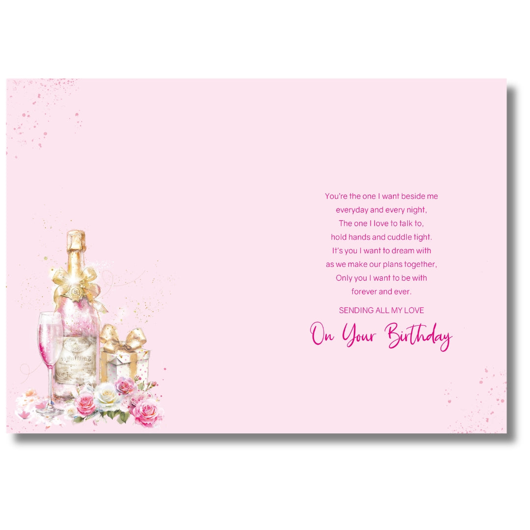 Cherry Orchard To My Lovely Girlfriend On Your Birthday - Greeting Card