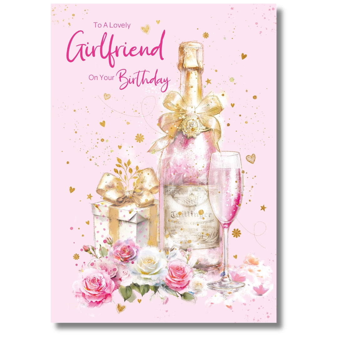 Cherry Orchard To My Lovely Girlfriend On Your Birthday - Greeting Card