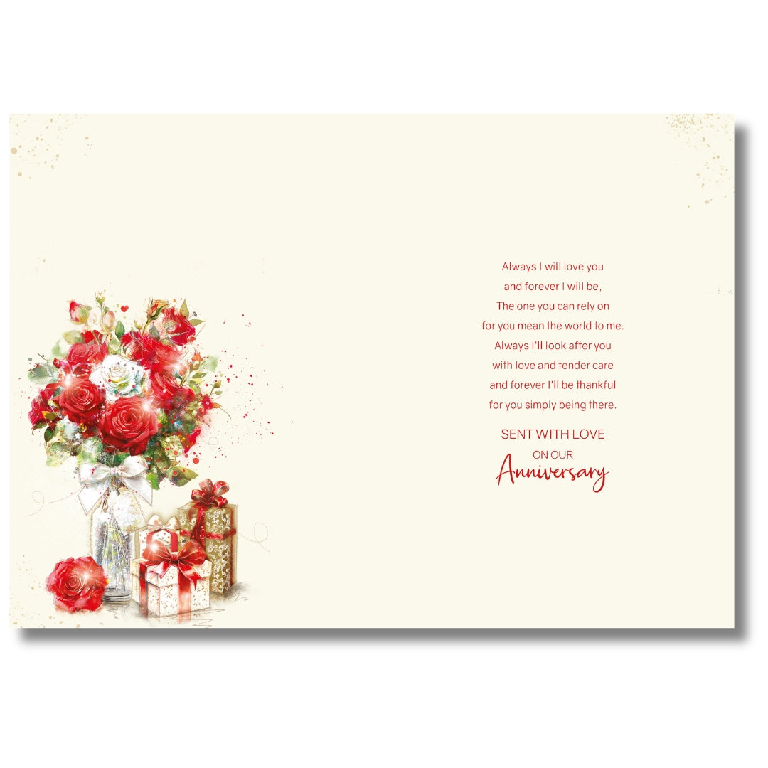 Cherry Orchard To My Wonderful Wife On Our Anniversary - Greeting Card