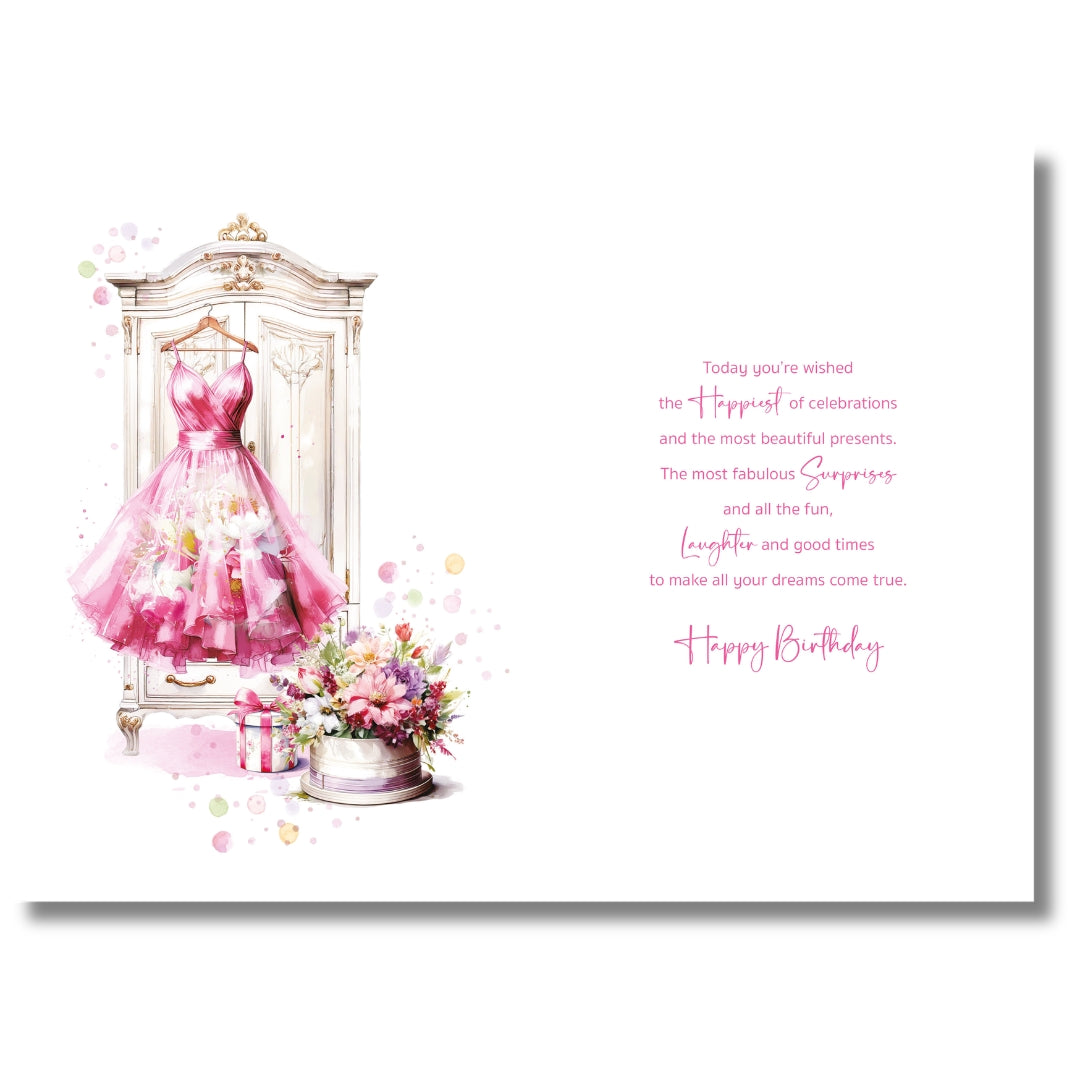 Cherry Orchard To A Lovely Granddaughter Wishing You Everything Wonderful On Your Birthday - Greeting Card