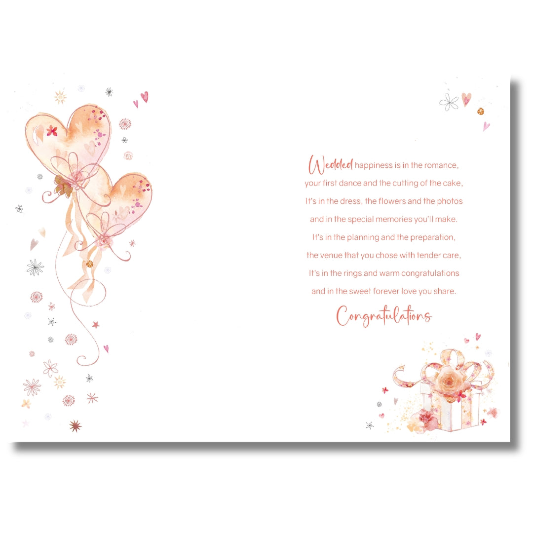 Cherry Orchard On Your Wedding Day Congratulations - Greeting Card