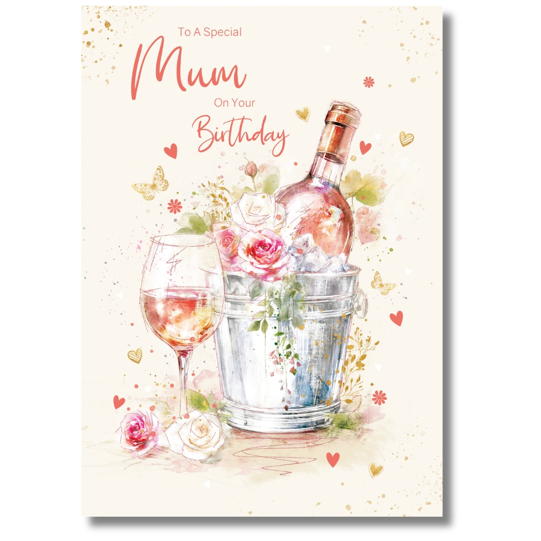 Cherry Orchard To A Special Mum On Your Birthday - Greeting Card