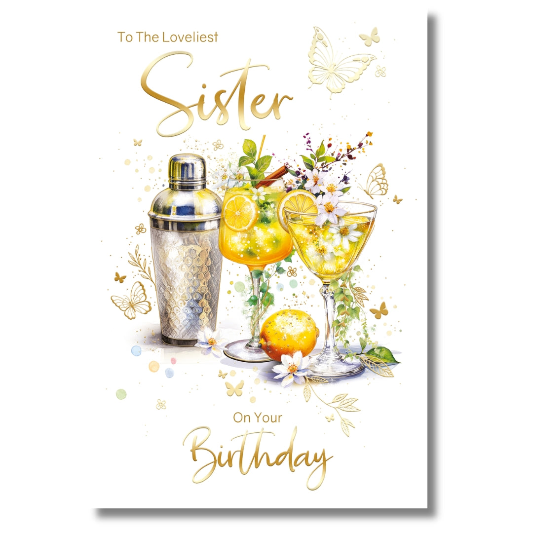 Cherry Orchard To The Loveliest Sister On Your Birthday - Greeting Card