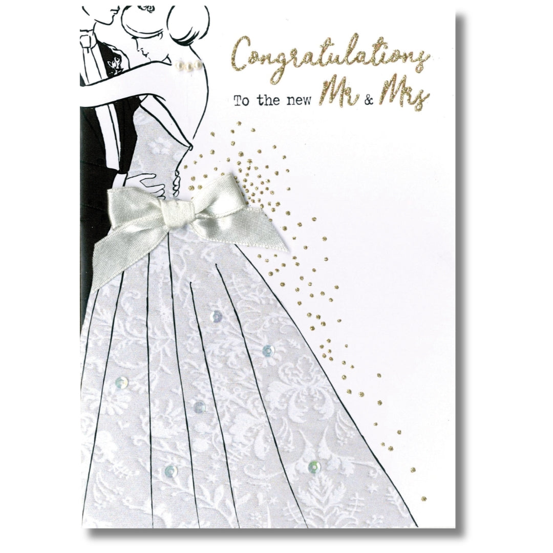 SecondNature Congratulations To The New Mr & Mrs - Greeting Card