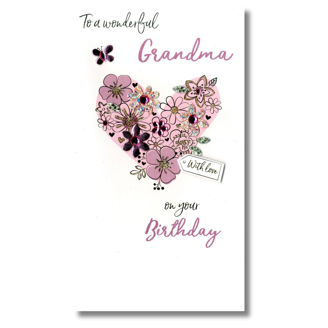 Second Nature To A Wonderful Granda On Your Birthday - Greeting Card