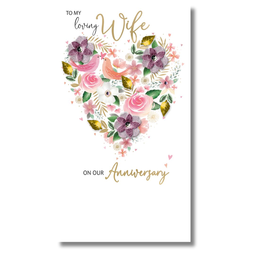 Second Nature To My Loving Wife On Our Anniversary - Greeting Card