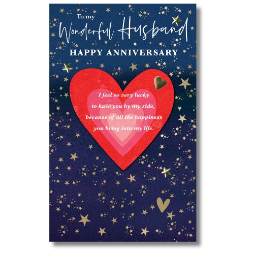 Second Nature To My Husband Happy Anniversary - Greeting Card