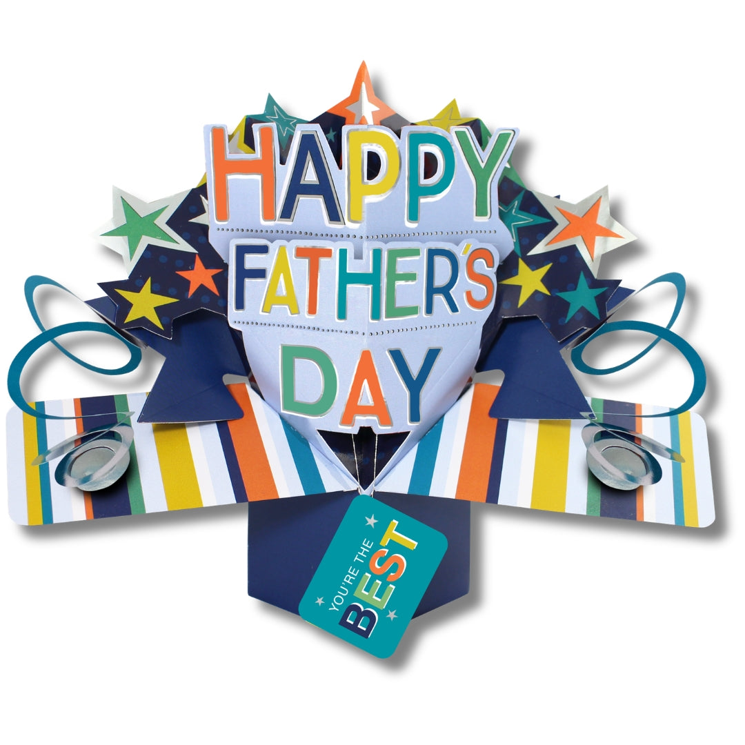 SecondNature Happy Father's Day - Pop-Up Greeting Card