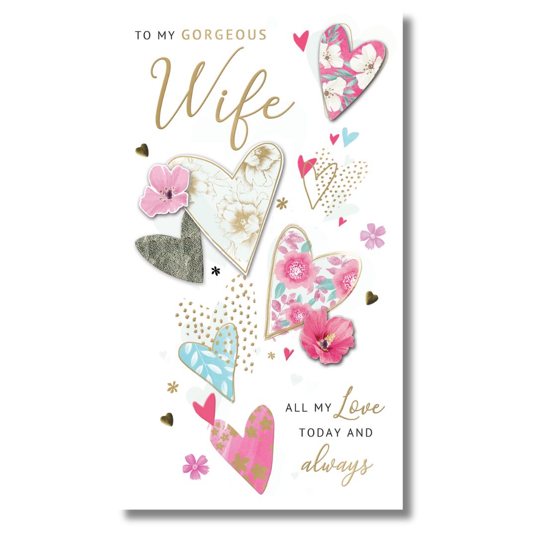 To My Gorgeous Wife Greeting Card