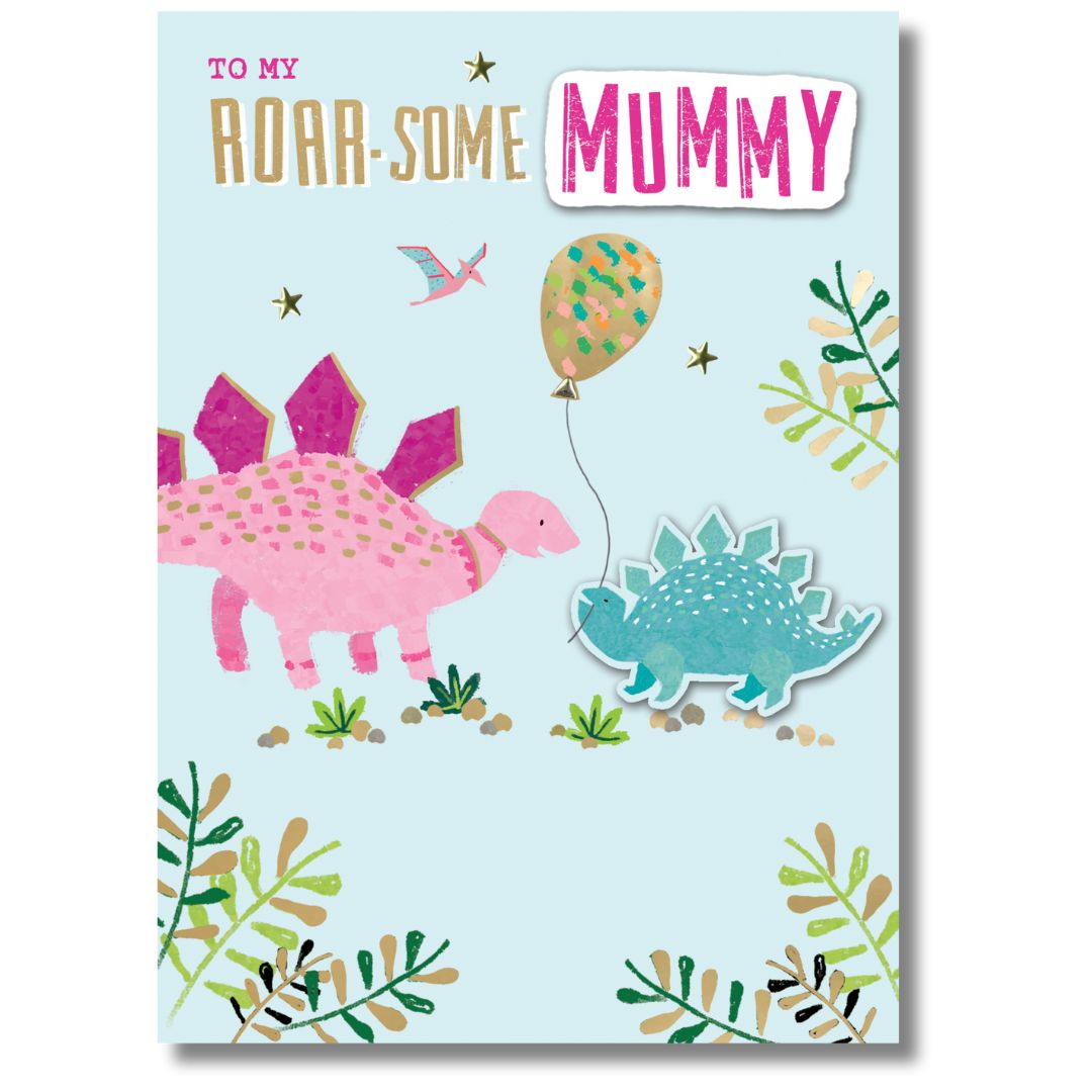 Second Nature To My Roar-Some Mummy Birthday - Greeting Card