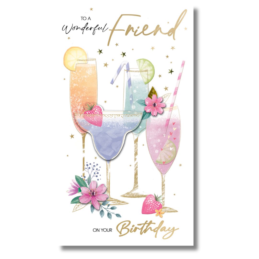 Second Nature To A Wonderful Friend On Your Birthday - Greeting Card