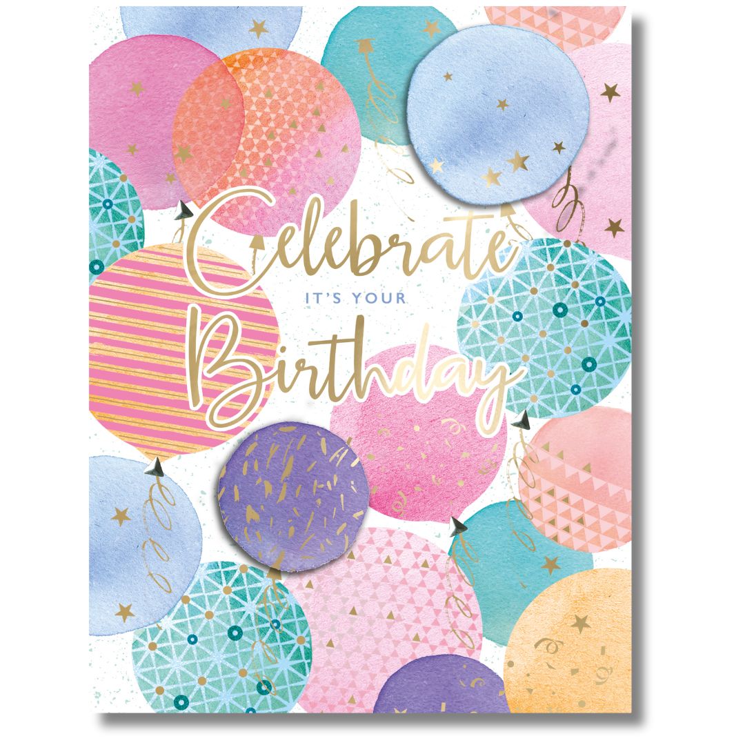 Celebrate It's Your Birthday Large Card