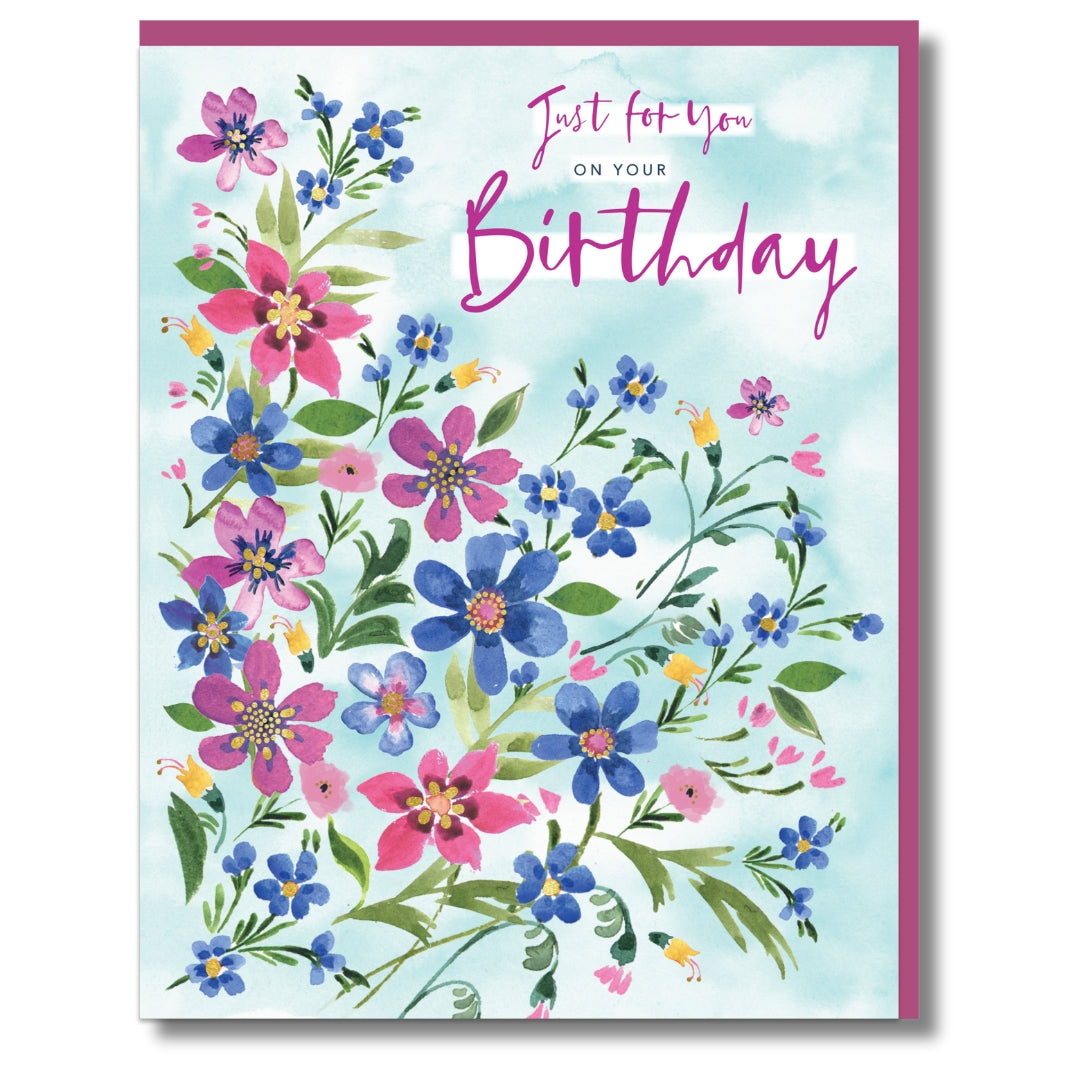 SecondNature Just For You On Your Birthday - Pop-Up Greeting Card