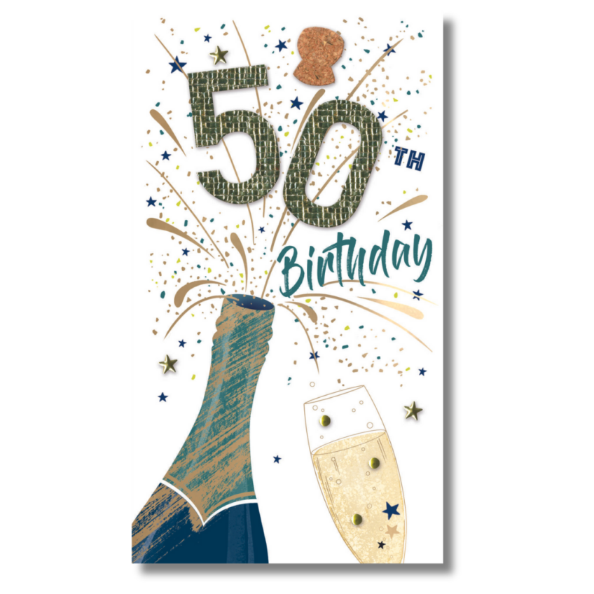 50 Today Birthday Card