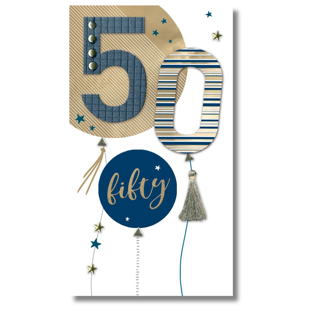 Second Nature 50 Birthday - Greeting Card