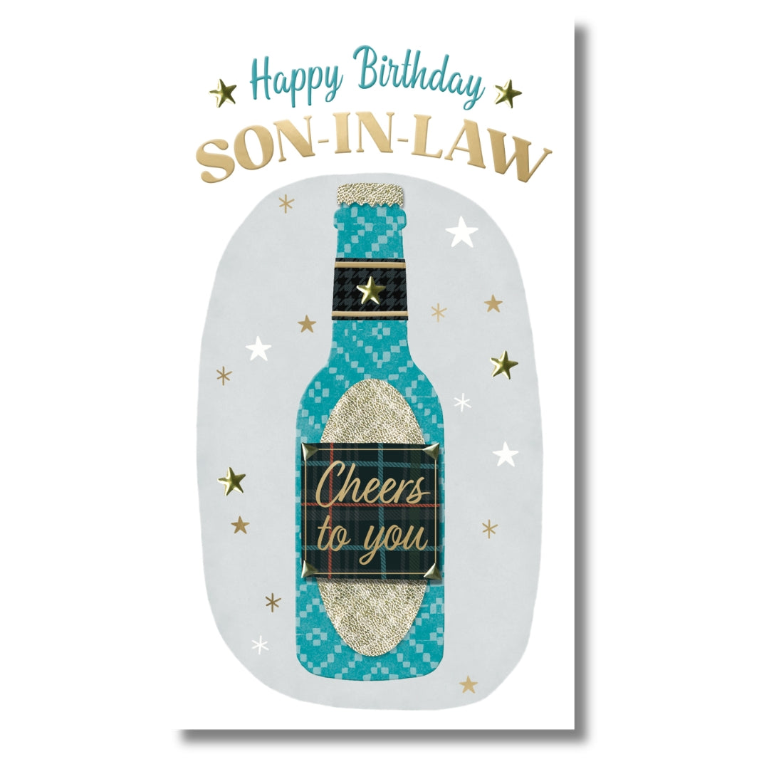 SecondNature Happy Birthday Son-In-Law - Greeting Card