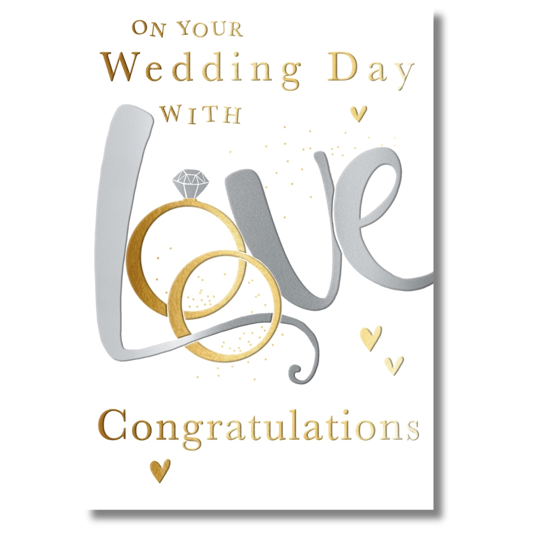 SecondNature On Your Wedding Day With Love - Greeting Card