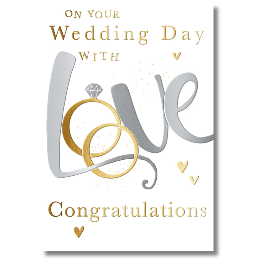 SecondNature On Your Wedding Day With Love - Greeting Card