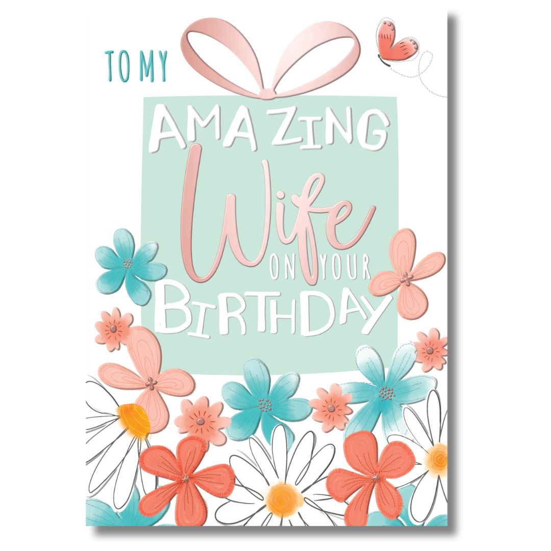 Second Nature To My Amazing Wife On Your Birthday - Greeting Card