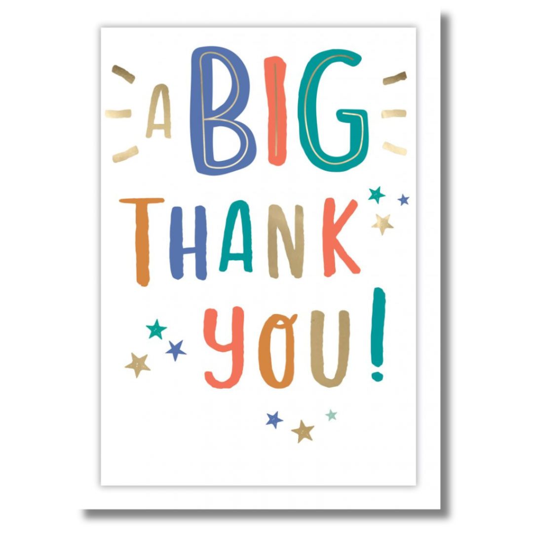 A Big Thank You Greeting Card