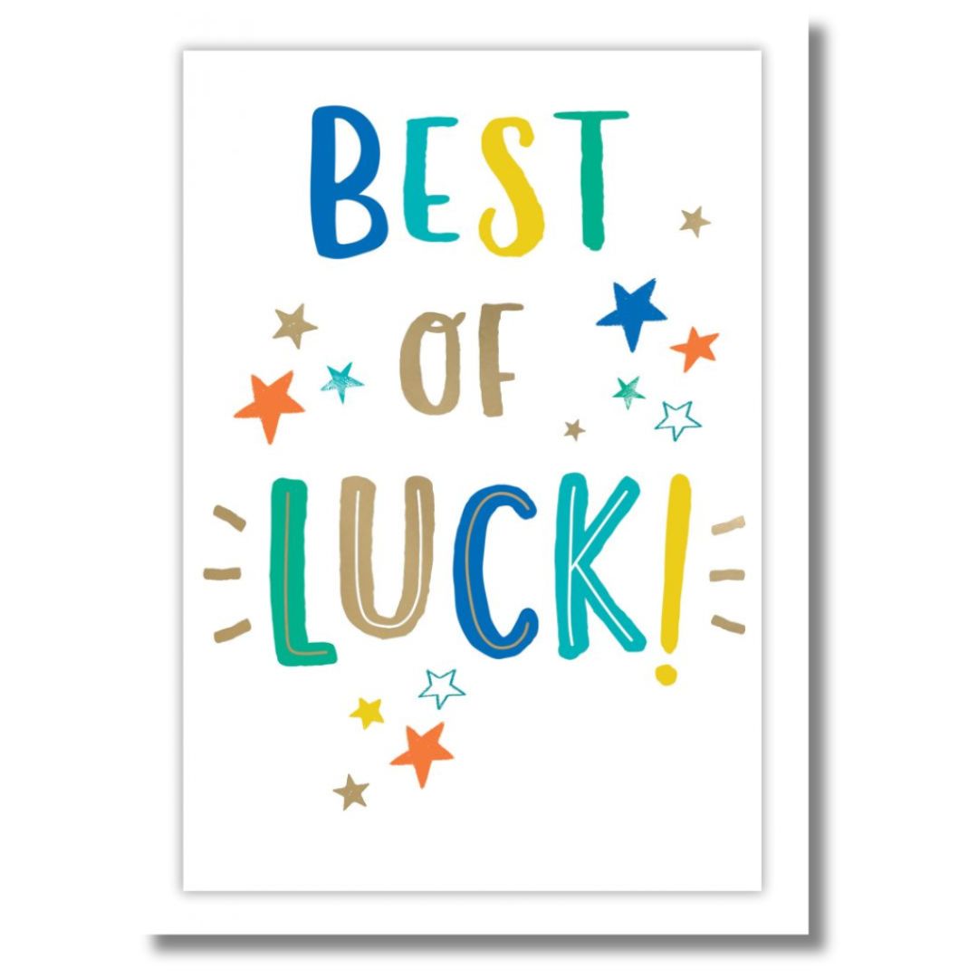 Best Of Luck Greeting Card