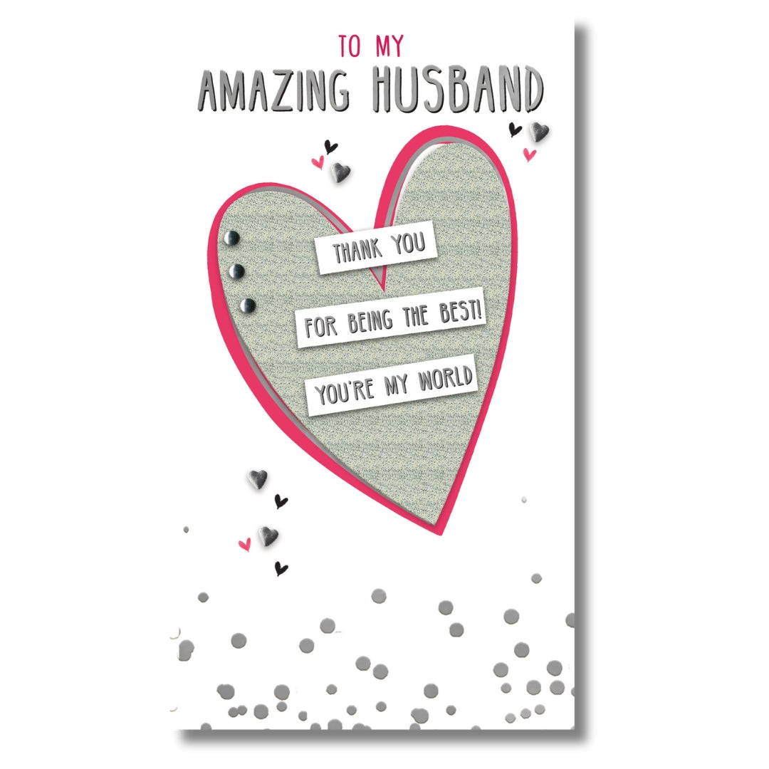 SecondNature To My Amazing Husband Birthday - Greeting Card