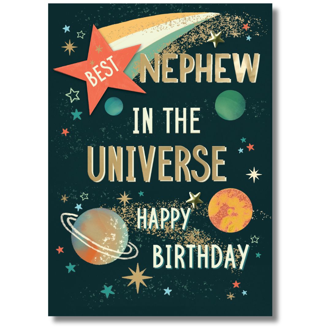 Best Nephew In The Universe Greeting Card