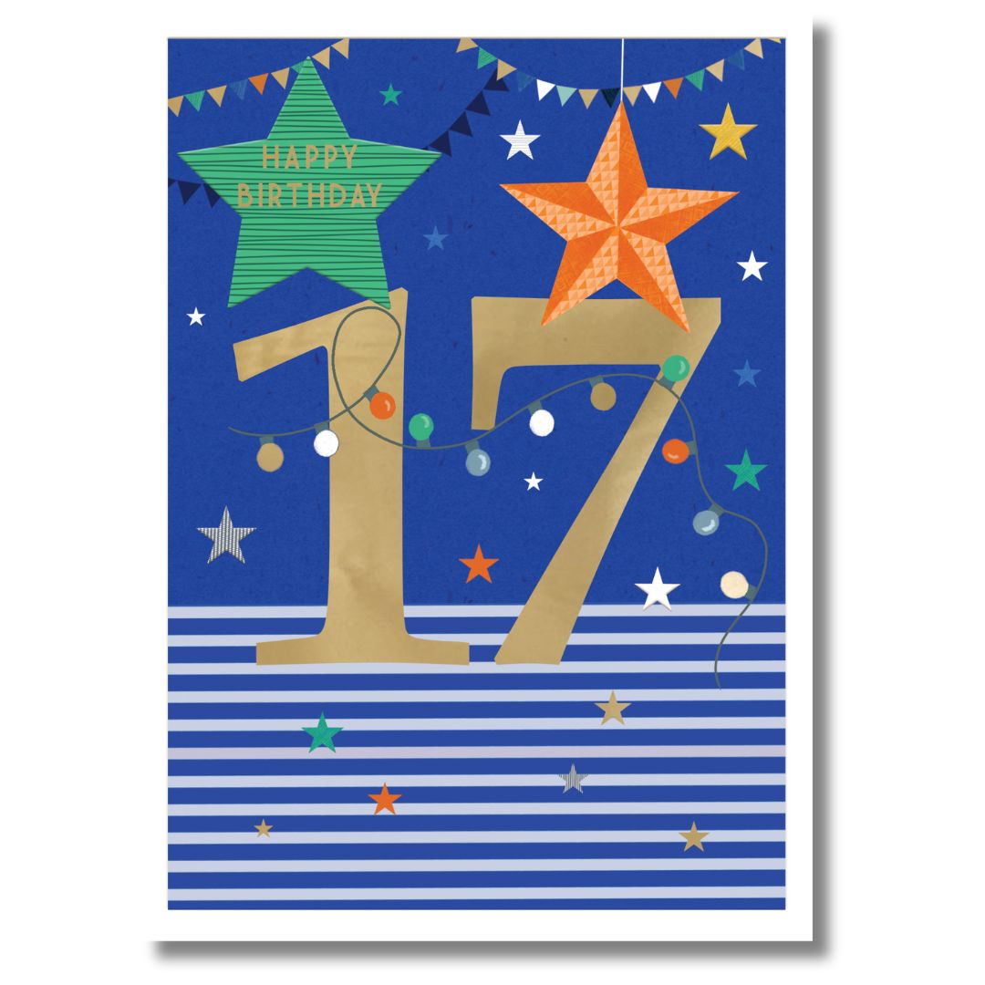 17 Birthday Greeting Card