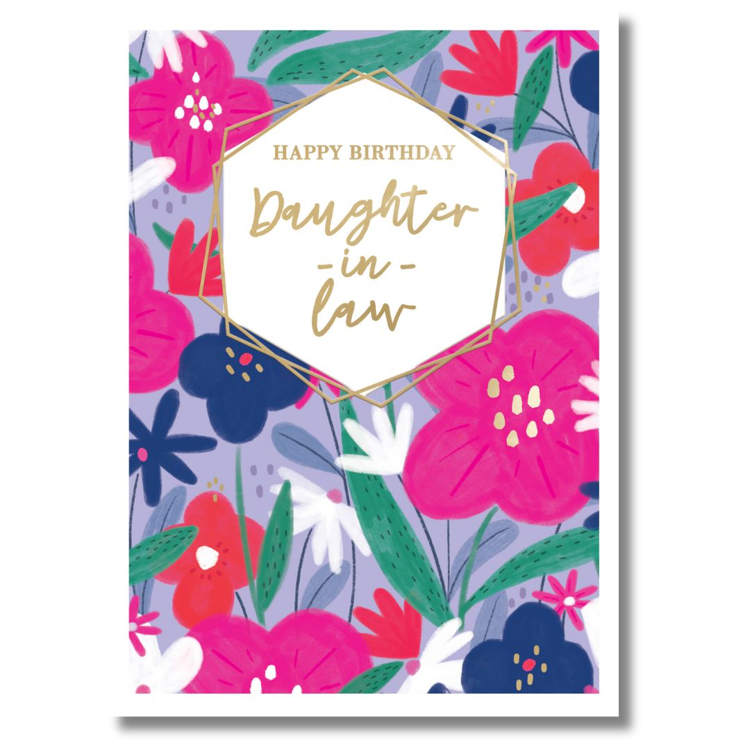 Happy Birthday Daughter-In-Law Greeting Card