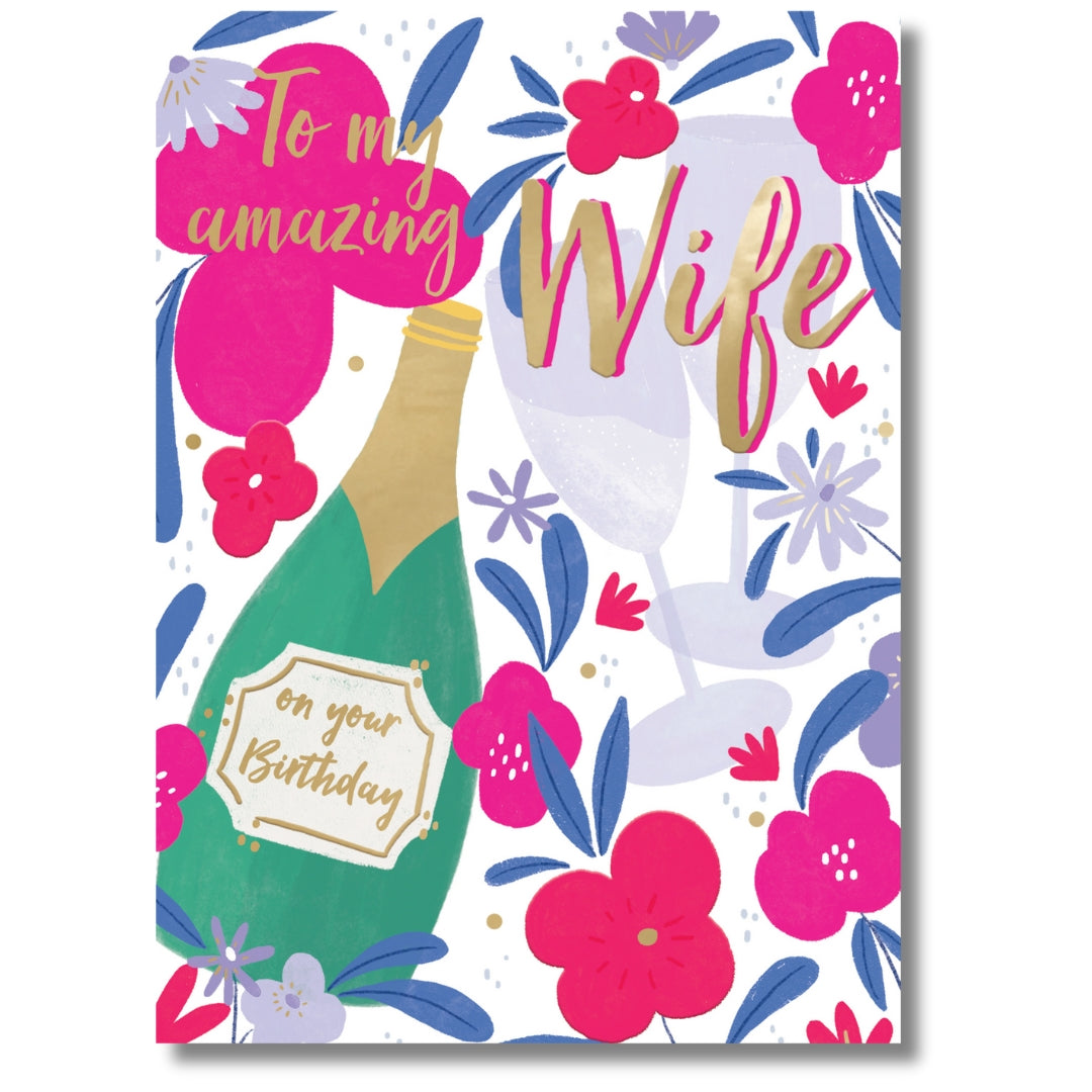 SecondNature To My Amazing Wife On Your Birthday - Greeting Card