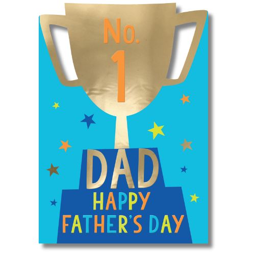 SecondNature No.1 Dad Happy Father's Day - Greeting Card