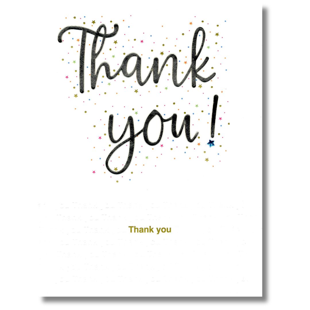Second Nature Thank You - Greeting Card