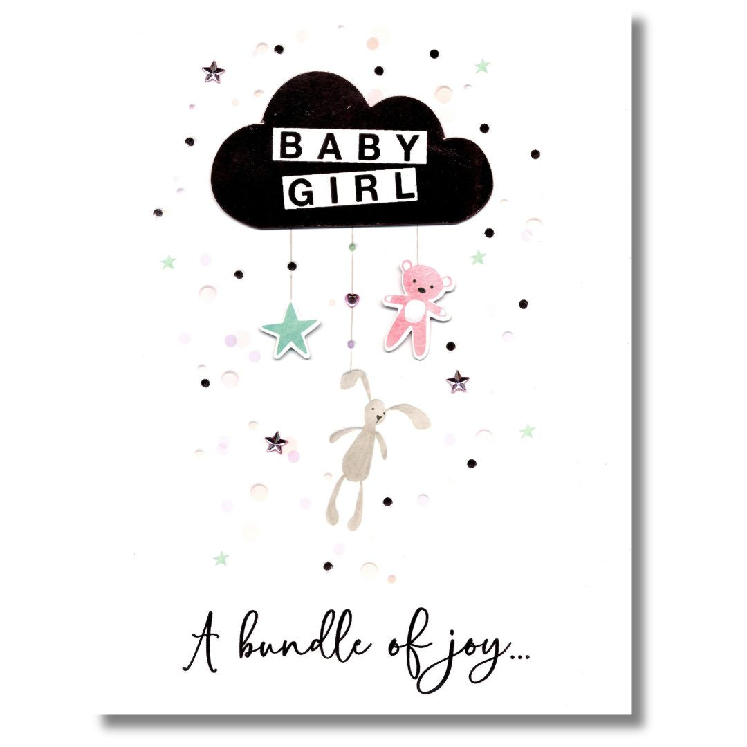 Second Nature Baby Girl - Greeting Card