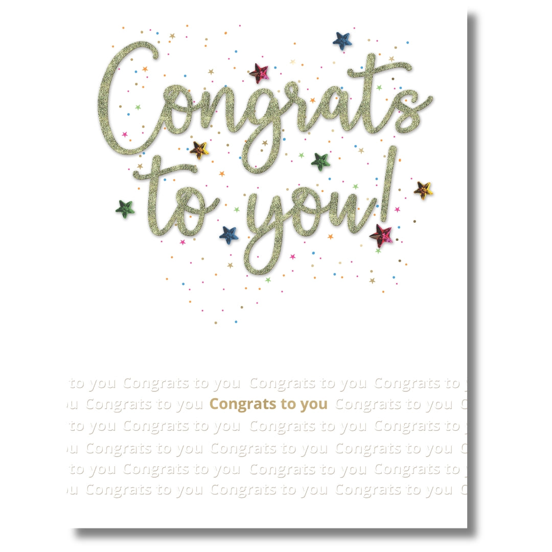 SecondNature Congrats To You! - Greeting Card