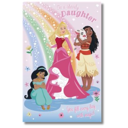 Disney To A Lovely Daughter Birthday - Greeting Card