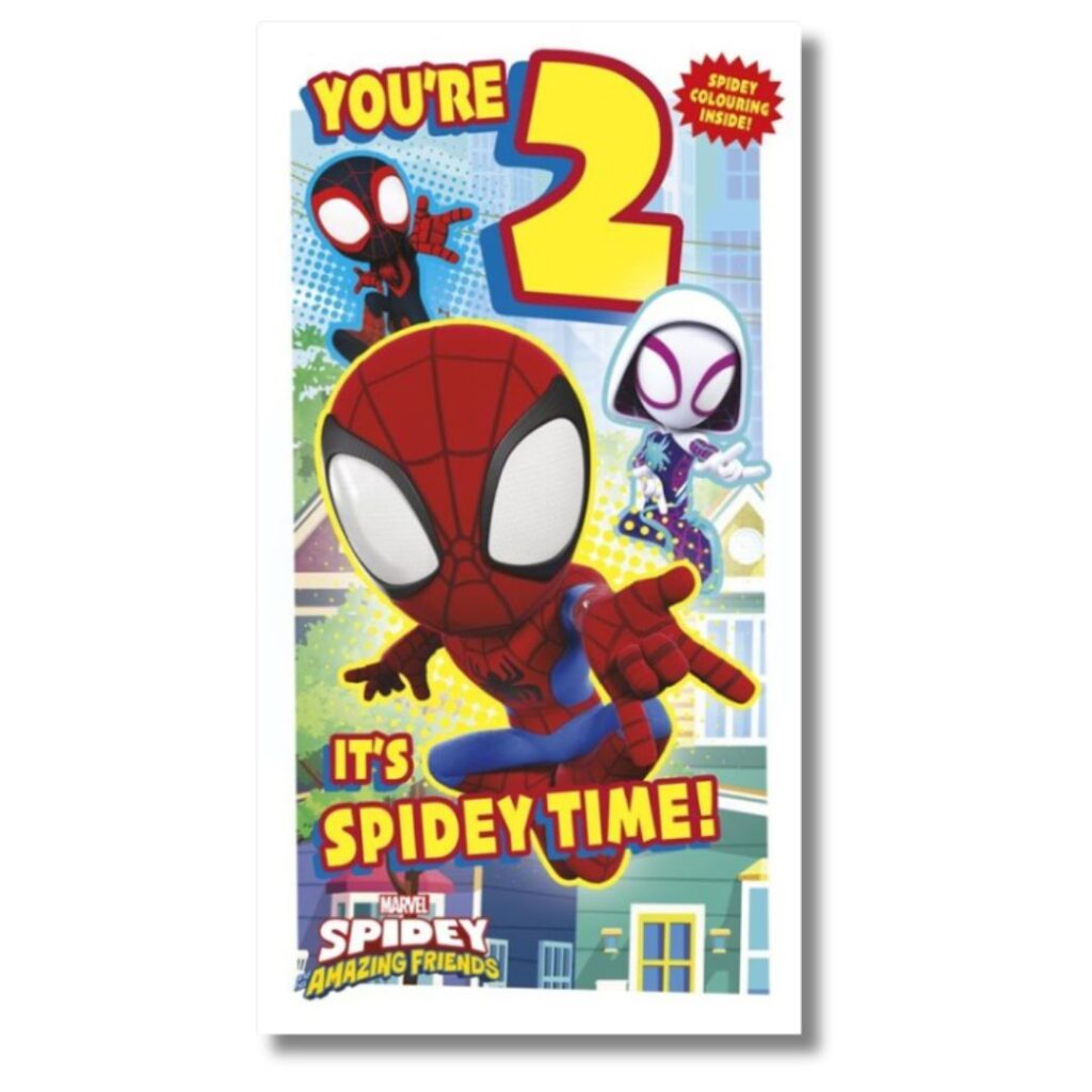 2nd Spider Man Birthday Card