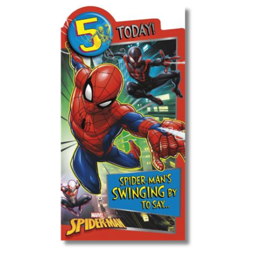 Marvel 5 Today Birthday - Greeting Card