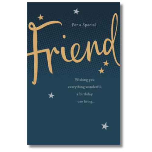 For A Special Friend Birthday - Greeting Card