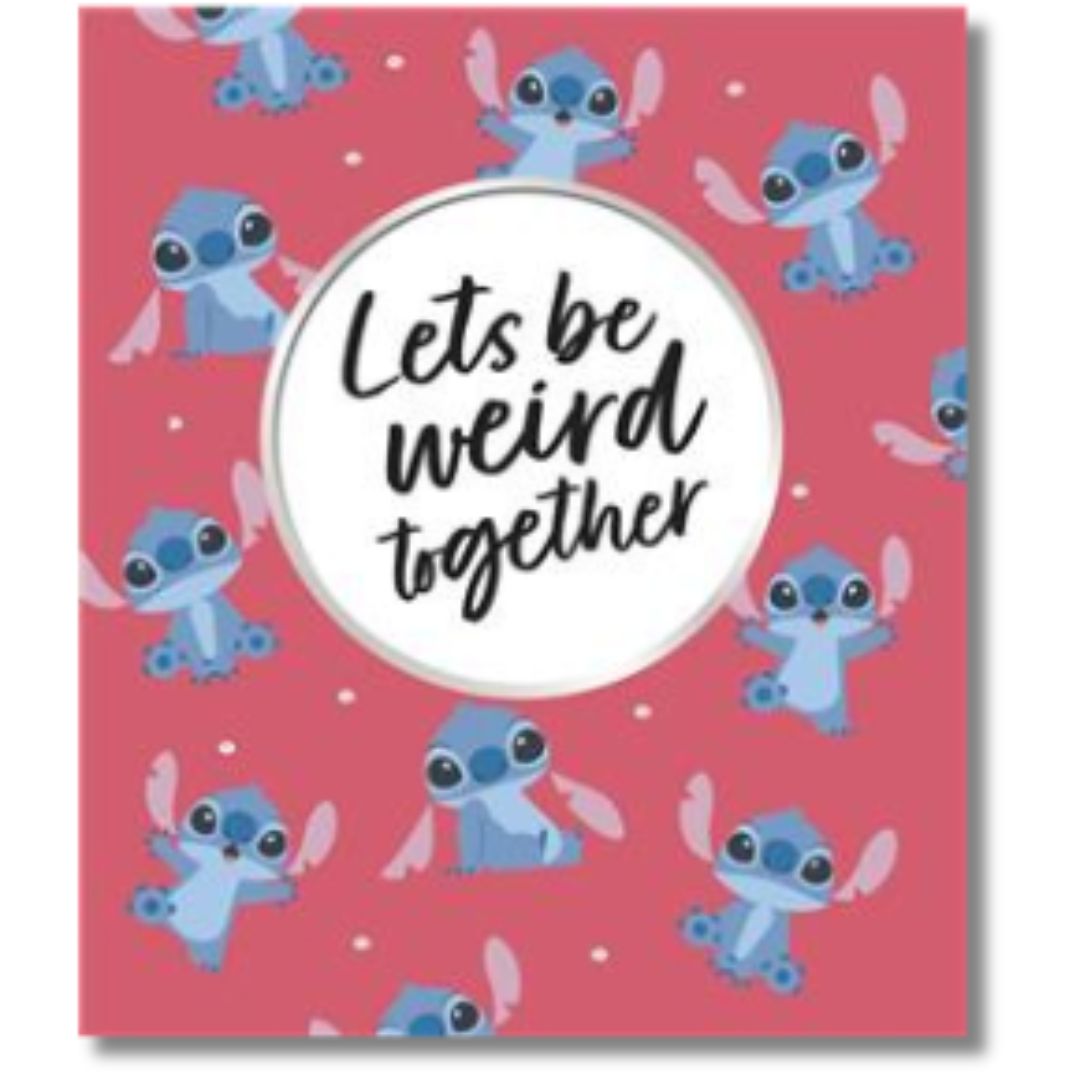 Let's Be Weird Together - Greeting Card