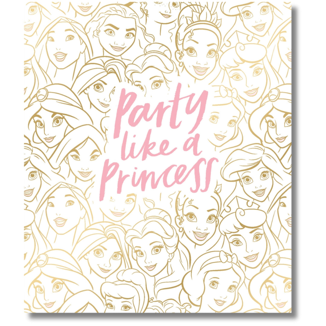 Disney Party Like A Princess Birthday - Greeting Card