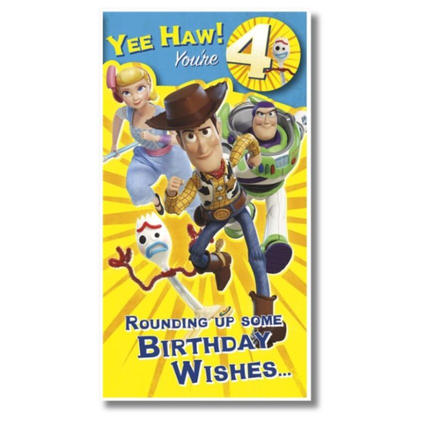 4th Toy Story Bithday Card