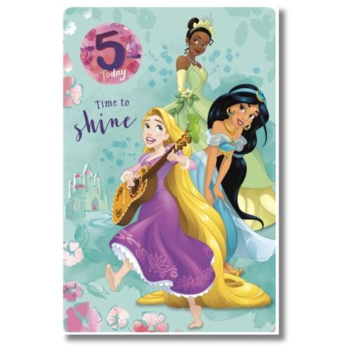 5th Disney Princesses Birthday Card