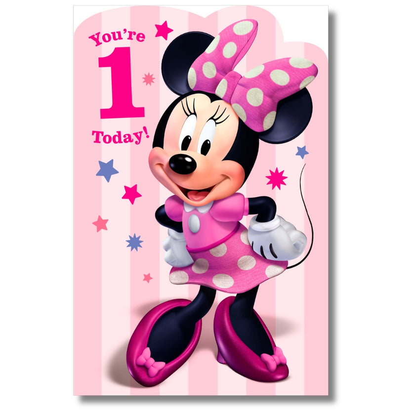 Carlton Disney You're 1 Today! Birthday - Greeting Card