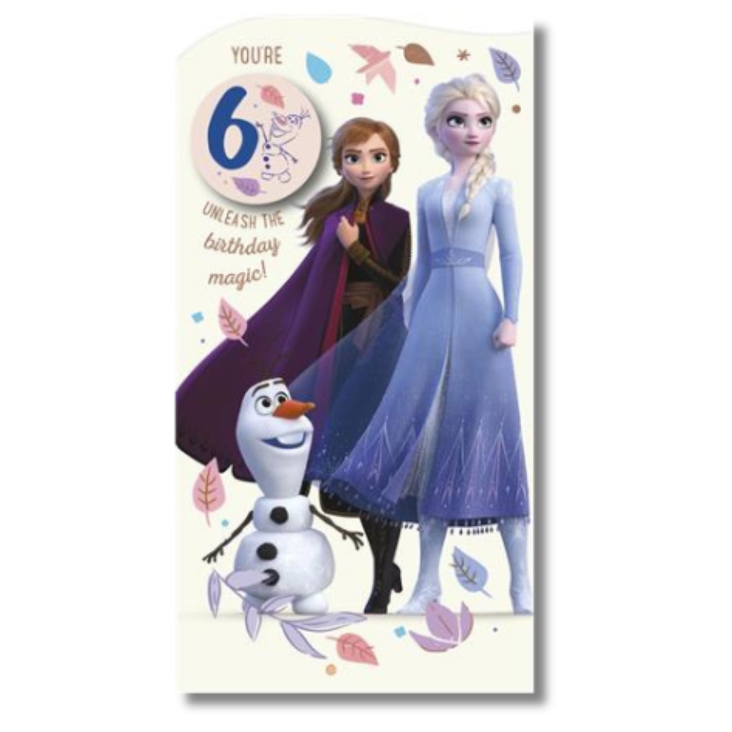Disney You're 6 Unleash The Birthday Magic! - Greeting Card