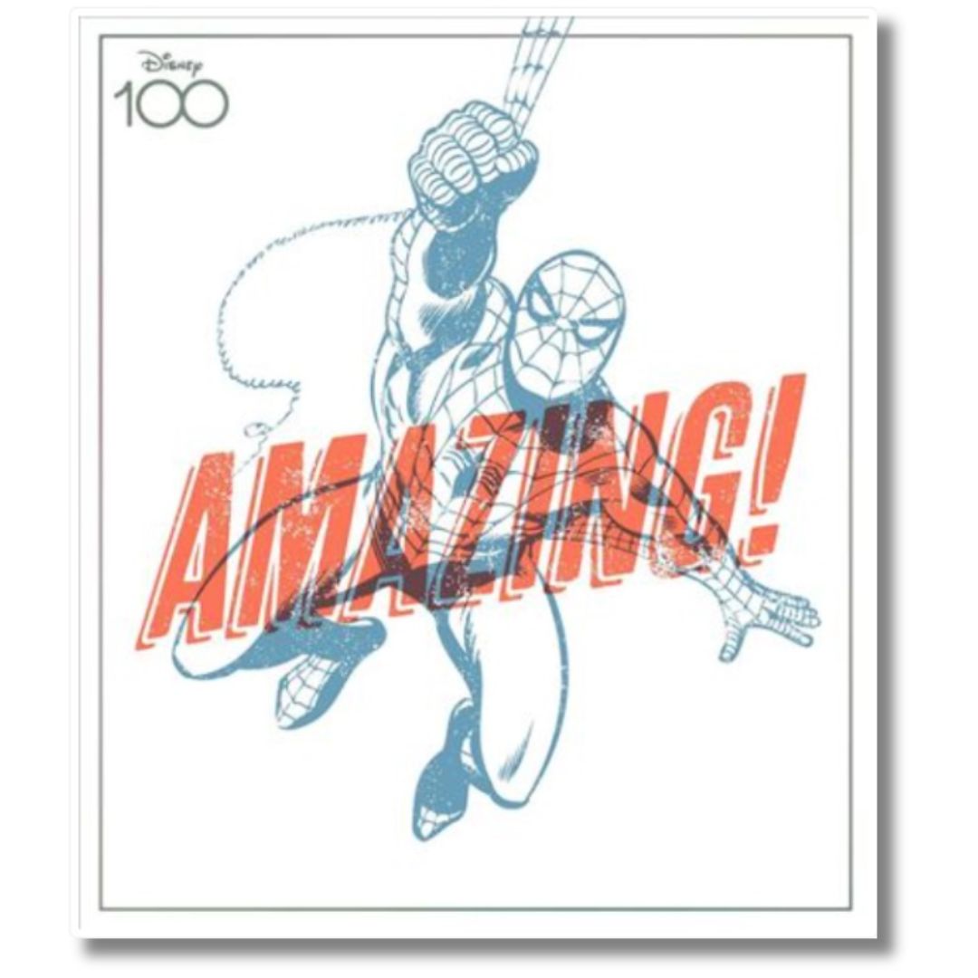 Spider Man Birthday Greeting Card - Disney 100